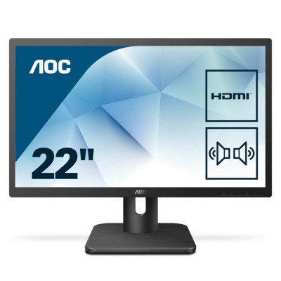 Monitor LED AOC 22E1D FHD Black