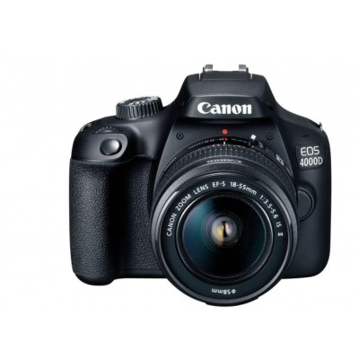 Camera foto Canon EOS 4000D + 18-55mm DCIII kit + geanta SB130 + SD 16GB